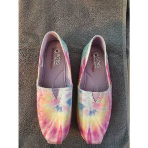 Skechers Bob's Tie Dye Slip on sz 10